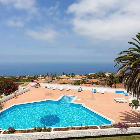 Acogedora Vivienda En Tenerife Con Vistas& Piscina Appartamento Tacoronte